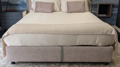 Letto Contenitore Flou Modello Nathalie
